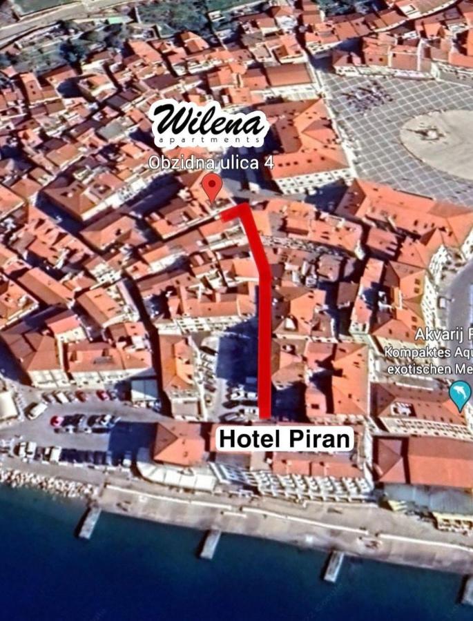 Wilena Apartments Piran Buitenkant foto