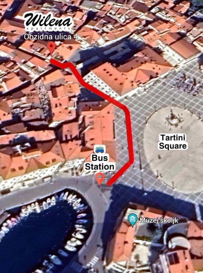 Wilena Apartments Piran Buitenkant foto